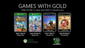 August 2020 Games With Gold