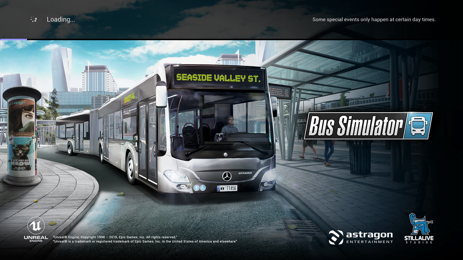 Bus Simulator Loading Page