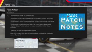 NASCAR Heat 5 Patch Update 7-14